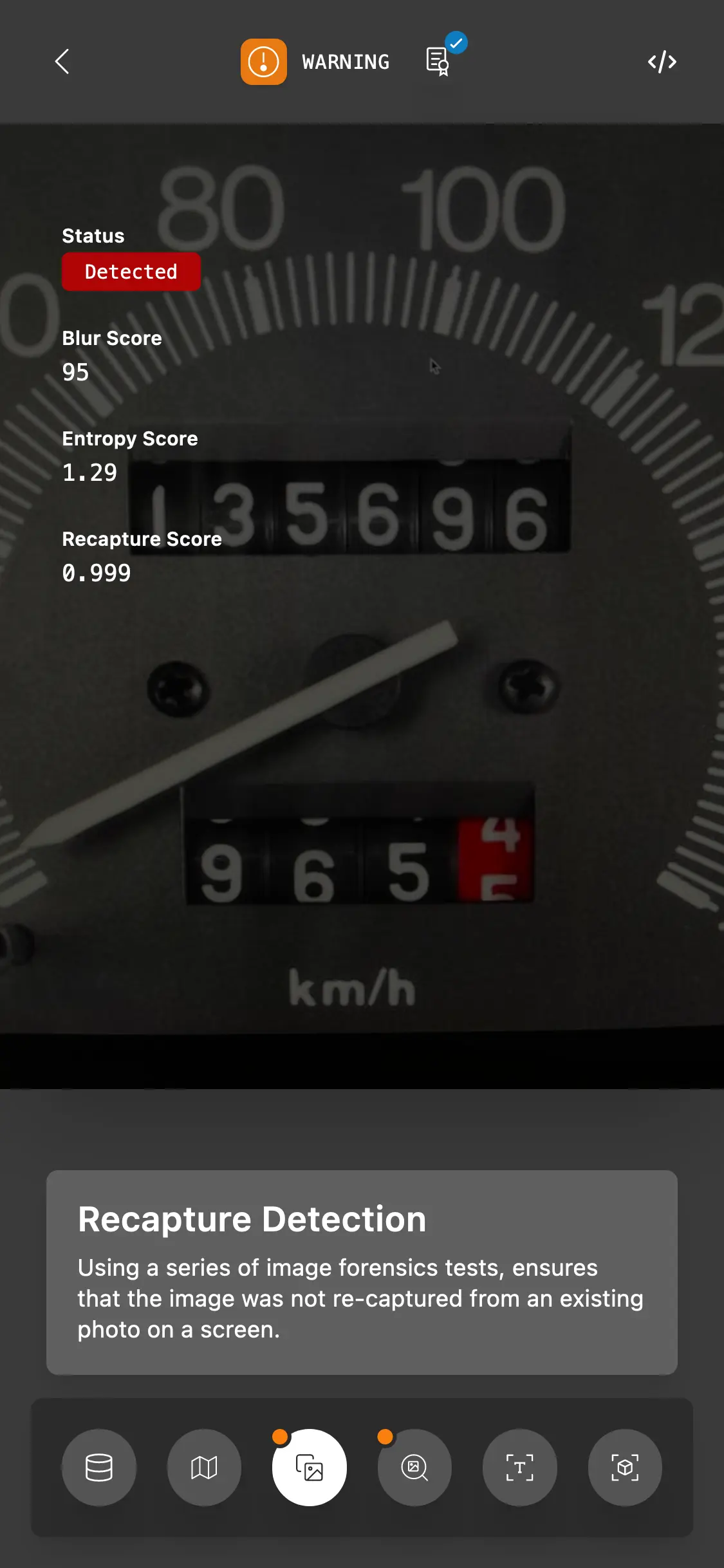 Sample recapture failed screenshot